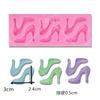 Molde de Silicona Combinación Tacones Altos DIY Hecho a Mano Pliegue Molde para Pastel Pliegue Caramelo Pliegue Herramienta Molde para Pastel Otro No Silicona