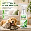 Spray Limpiador de Olores para Mascotas KineShineX para Manchas de Orina de Gato y Perro, Limpiador de Bio-Enzimas para Alfombras y Sofás