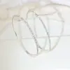 Nuevos Pendientes de Lujo Accesible de Moda, Elegantes Pendientes del Círculo de Celebridades de Internet, Pendientes Grandes Exagerados de Pedrería Estilosos Europeos y Americanos para Mujer
