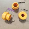 Piezas de Máquina de Hilar, Máquina Bobinadora, Eje Pequeño de Máquina Antifricción, Anillo de Cuero para Husillo, Cabeza de Plástico, Manija de Husillo