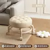Taburete de Dopamina Uso en Casa Ruedas Ruedas Universales Taburete Redondo Pequeño Sala de Estar Andador para Niños Pequeños Taburete Cómodo para Estar Sentado Mucho Tiempo Bloque de Color