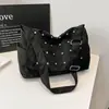 Bolsa de Axila 2025 Novo Estilo Transfronteiriça para Mulheres, Estilo Retrô, Simples e Fashion, Grande Capacidade, Bolsa de Ombro, Bolsa de Mão, Bolsa Transversal