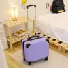 Maleta de Equipaje Pequeña al por Mayor Personalizada, Maleta de Viaje Portátil de Cabina, Maleta de Carrito Ligera con Ruedas Universales, Maleta de Cabina de 18 pulgadas