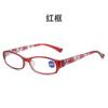 Nuevos lentes de lectura de moda transfronteriza con luz anti-azul para personas de mediana edad y mayores, lentes de lectura estampados de primavera para mujer, lentes de lectura HD