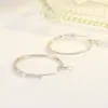 Amazon Exagerados Pendientes de Aro Grande con Circonita Incrustada de Diamantes Hebilla de Oreja para Mujer Moda Transfronteriza Europea y Americana Pendientes Grandes Joyería al por Mayor
