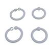 Hebilla de anillo abierto de plástico Anillo de PP hebilla anillo para tarjetas de libro de colores anillo conector desmontable hebilla versión colgante