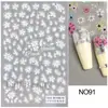 Belleza Completa Transfronteriza Nuevas Pegatinas para Uñas Navidad Ángel Papá Noel Oso Muñeco de Nieve Pegatinas para Uñas