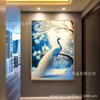 Nuevo y más vendido, punto de cruz de diamantes, pintura de diamantes DIY, hermoso pavo real, pintura decorativa de diamantes completa, fabricantes transfronterizos al por mayor