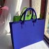 Bolsa de Fieltro de Fábrica Bolsa de Viajero Mochila Escolar para Estudiantes Bolso Escolar para Llevar en la Mano Bolsa de Compras Bolso de Mano de Fieltro de Moda