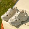 Zapatos de Moda Frescos de EVA con Cordones y Agujeros Torre para Mujer, Suela Suave que Aumenta la Altura, Antideslizantes, Desodorantes para el Olor, para Exteriores, Zapatos de Playa con Agujeros