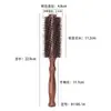 Peine de limpieza y masaje con cerdas de jabalí especial para peluquería al por mayor, peine de madera maciza para cabello lacio y peine rodillo para peinado voluminoso