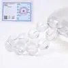 Cristal Blanco Natural Cuentas Sueltas DIY Semiacabado Redondas Pulsera Accesorios de Joyería Cuentas Espaciadoras Accesorios Fabricante Mayorista
