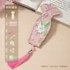 Marcador de página de cheongsam de perlas de brocado Song estilo chino tradicional, kit de manualidades DIY para niños, adecuado para talleres creativos, actividades de team-building y como recuerdo