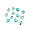 Joias de cristal cor AB furo reto furo horizontal contas soltas coração de pêssego estrela de cinco pontas urso acessórios DIY feitos à mão brincos colar pulseira