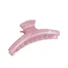Pinza para el Cabello Grande con Patrón de Mármol de Gama Alta, Material de PC, Pasador Anticaída, Peinado Recogido en la Parte Trasera de la Cabeza, Moderno Accesorio para el Cabello de Pinza Tiburón