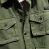Heavy Washed Multi-Pocket Trendy Brand Casual Crock Jacket Masculino Solto Primavera e Outono Top Jaqueta Japonesa Roupa Masculina