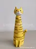 Artículo Popular en Sitios Web Independientes: Florero Hecho a Mano con Forma de Gato Original