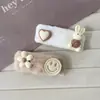Nuevo pasador de pelo de felpa color café con leche para niños 2026 para niñas, pinza para flequillo lateral, accesorio de pelo de moda