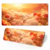 Mouse Pad Borda Grossa Trava de Borda Escritório Tamanho Grande Atacado Personalizado Mousepad Resistente a Manchas Pad de Teclado Pad de Computador para Meninas