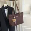 Bolso de Mujer de Alta Gama Estilo Coreano de Moda 2025 Nuevo Simple de Moda Versátil Bolso de Hombro Gran Capacidad Bolso Tote para Viajes