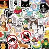 300 Adesivos Divertidos de Pegadinha Meme Grafite Transfronteiriço Suitcase Suitcase Caneca de Água Impermeável Transfronteiriço
