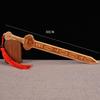 Suministro de fábrica espada de madera de durazno espada pequeña de siete estrellas espada color madera cuchillo hacha de madera de durazno auspiciosa tallador de madera de espada de madera de durazno