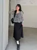 Vestido Chaleco Inno para Mujer Tallas Grandes con Cubierta Exterior Conjunto de Dos Piezas Hueco Estilo Nuevo Primavera 2026 124369t21