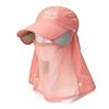 Gorra de béisbol de verano para mujer, protección solar para el cuello, chal, gorra con visera ajustable para hombre, sombrero para el sol transpirable de red, transfronterizo