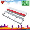 Pista de producción de madera maciza pura y campo de atletismo competición salto de longitud Tablero de salto de Plastilina arenero pedal de salto trampolín fabricantes al por mayor