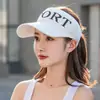 Sombrero para Mujer Sombrilla Sombrero Protector Solar Verano Estilo Coreano de Moda Techo Pico de Pato Moda Verano Parte Superior Abierta Popular en Internet Sombrero de Sol