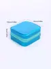 Mini Caja Cuadrada Simple Portátil para Joyería Caja para Anillos Caja de Almacenamiento para Pulseras Collares Pendientes Caja de Joyería Exquisita de Alta Gama