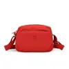 Bolsa Transversal Moderna de Múltiplas Camadas para Mulheres, Mochila Simples à Prova d'Água Estilo Coreano, Bolsa Pequena Compacta de Nylon Oxford para Ombro Feminino
