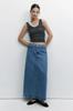 Jiajun Transfronterizo Estacional Xintang Capital del Cowboy Mezclilla Media Longitud Crochet Ropa Juvenil Hecho a Medida