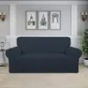 Cojín de sofá de grano de maíz exclusivo transfronterizo, apto para todas las estaciones, color liso simple, funda de asiento de sofá de vellón, respaldo