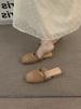 Meias Sapatilhas Birkenstock Meia-Lua Tecidas de Solado Plano Brisa Noturna para Mulheres Usarem Fora na Primavera e Verão Sandálias Suaves com Biqueira