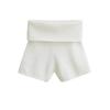 Pantalones cortos de punto elásticos, ajustados, de cintura baja y con dobladillo para mujer, primavera 2025, nuevos pantalones casuales sexis a la cadera