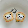 Baker panda brilhante DIY caseiro caso do telefone móvel chaveiro cartão de cabelo jóias acessórios de resina atacado Norte K6