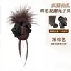 Adereço de Coque Presilha de Garra Elástico de Cabelo Ferramenta para Penteado de Coque Natural Fofo Adereço de Coque Baixo