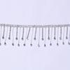 Suministro directo de fábrica de cadena de borlas, accesorios de bricolaje, cadena de diamantes, cadena de garra elegante, ropa, borla de encaje