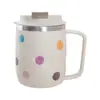 Caneca de Café 304 Personalizada Poá Dupla Camada Criativa Publicitária Escritório Portátil Caneca de Chá Presente Pode Adicionar Logo
