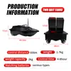 Barco de pesca GPS transfronterizo de 600 metros, barco RC inteligente de doble almacén, crucero a velocidad constante, envío de anzuelos, barco de posicionamiento de retorno automático, barco cebador