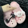 Acessórios para Sapatos com Furos Fivela de Sapato DIY Flor de Sapato Laço da Barbie Cruzado E-commerce Transfronteiriço Novo Produto prata Acessórios Decorativos para Sapatos Mulheres