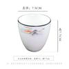 Hotel Cerâmica Louça Hotel Restaurante Hot Pot Mesa Bone China Caixa Tigela Prato Colher Conjunto de Quatro Peças Log Personalizado