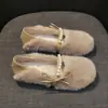 Otoño Invierno 2026 Nuevo Estilo Popular de Celebridad de Internet Zapatos de Piel Sintética con Perlas para Mujer Mocasines Cálidos con Forro de Terciopelo Botas de Nieve Zapatos de Algodón Calientes
