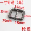 Hebilla de 25 mm de una pulgada con paso de aguja, Suministro de alta calidad de Guangzhou, Accesorios para bolsos, Hebilla de ajuste de correa, Cordón plano, Accesorios para correa de hombro
