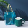 Tazas de Cerámica con Letras, Logo Personalizado, Tazas de Té Hechas a Medida, Pequeños Regalos para Reuniones y Eventos de Empresa, Vasos de Agua, Tazas de Café