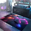 Tapete para Sala de E-Sports, Tapete para Piso de Cadeira de Computador, Cadeira Giratória, Cadeira Gamer, Impermeável, Fácil de Limpar, Lavável, Tapete Antiderrapante, Resistente à Sujeira Doméstica, à Prova de Som