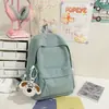 Mochila Estilo Coreano Femenina Ins Estilo Bosque Versátil Simple y a la Moda Preparatoria Secundaria Estilo Cumpleaños Mochila de Alto Valor