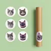 Pegatinas Personalizadas Populares de Gatos Meme en Rollo DIY, 500 piezas, para Sellado de Sobres de 1 pulgada como Regalos