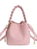 Bolso Cubo Transfronterizo Exquisito de Nicho Ultra-Popular para Mujer 2026 Nuevo Bolso Versátil con Acabado de Alta Gama, Bolso de Hombro y Cruzado